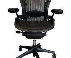 Two Herman-Miller Aeron office chairs
