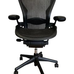 Two Herman-Miller Aeron office chairs