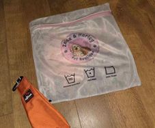 Dog wash bag & treat pouch.