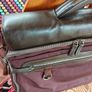 Large Piquadro Italian Leather and Canvas Briefcase, Messenger, Laptop, Storage Bag Image 7