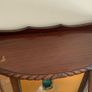 mahogany half moon cabinet Image 6