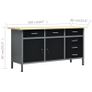 Workbench with Four Wall Panels Image 5