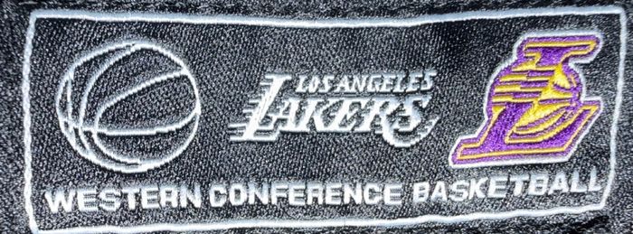 Primark NBA Women 12/14 M Tank Top Black Lakers Basketball Shiny Jersey Top