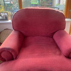 Armchair & 2 seater couch
