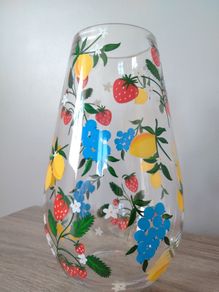 Large Glass Floral Vase