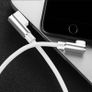 NOHON 3M Apple 3A Lightning Fast Charger & Data Sync 90 Degree Elbows Nylon Braided Cable (Brand New/Warranty) Image 6