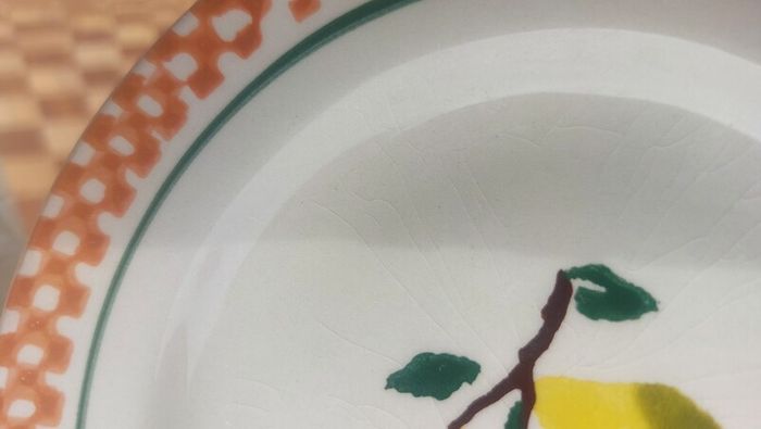 Three Vintage Nicholas Mosse Tiny Plates in the Fabulous but Discontinued Pear Pattern