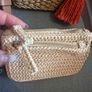 Parfois straw set : tote bag, crossbody bag, two wallets. Image 8