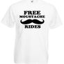 Free Moustache Rides  Mens funny rude t-shirts Image 7