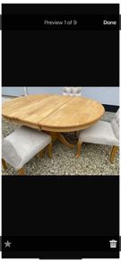 kichen table and 4 chairs