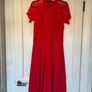 Red party dress Image 3
