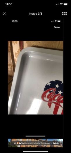 Coca Cola Metal Tray