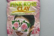 Pink Rose clay. Hard drying mud