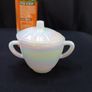 Vintage Moonglow Iridescent Lidded Sugar Bowl Image 7