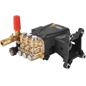 Pressure Washer Pump, 25.4 mm Shaft Horizontal Triplex Plunger, 4400 PSI, 4 GPM, Replacement Power Washer Pumps Kit, Parts Washer Pump, Compatible with Simpson MorFlex Models 40224, 40225, 40226