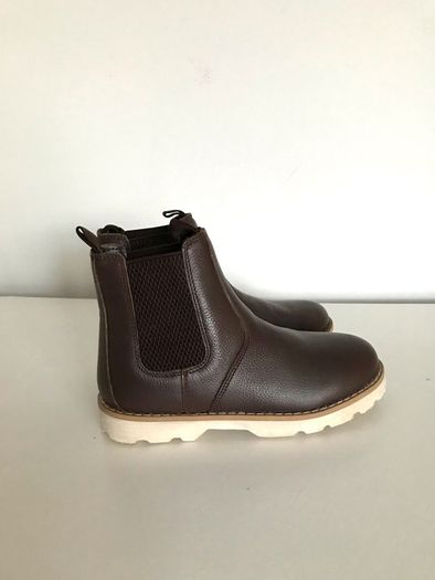 M&S unisex leather Chelsea boots 13 uk/ 32eur
