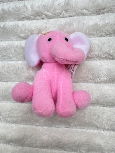 Battat Pink Elephant Plush approx. 10 cm. Used Please see photos