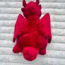 Suki 14444 Dragon Red approx. 18 cm. Plush Used Please see photos Image 9