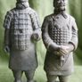 Vintage Terracotta Army Chinese Warrior Soldier Small Figurine Statue Figure Image 8