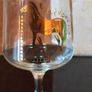 Vintage 1960's Chesterfield Trojan horse Alexander the Great Sherry glasses Image 2