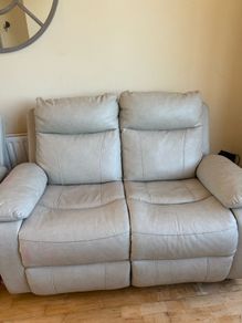 2 x cream 2 seater
