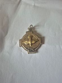 sterling silver confirmation medal