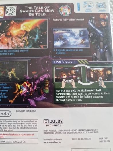 Metroid Other M Nintendo Wii Games Original