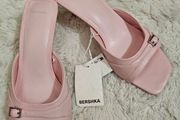 Pink Sandals Bershka UK5 new with tags