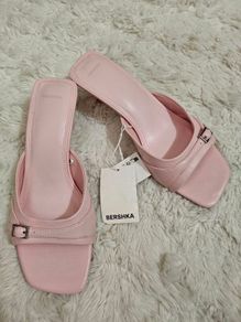 Pink Sandals Bershka UK5 new with tags