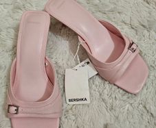 Pink Sandals Bershka UK5 new with tags