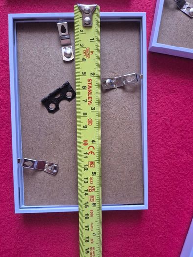 Brand New 6 White Small Photo Frames