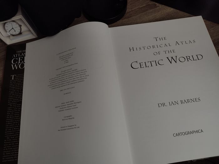 The Historical Atlas of The Celtic World ! RRP 60 Pounds ! Beautiful and Rare Hardcover ! 2010 ! by Cartographica !