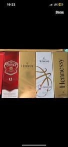 Hennessy Cognac Very Special Gold empty boxes