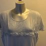 Baby blue lace stretchy top size UK16/18 EU44/46 Postage included Image 2