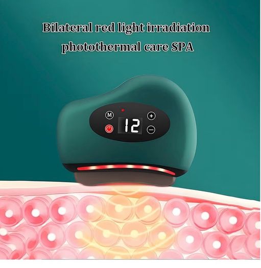 Brand New 3-in-1 Heated Vibration Massage Tool Gua Sha Fascia Cordless Portable