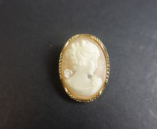 Vintage Cameo Brooch C152