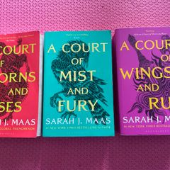 A Court of Thorns and Roses A Court of Mist and Fury A Court of Wings and Ruin by Sarah J. Maas