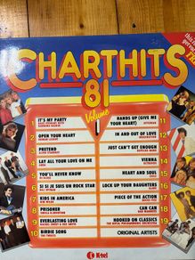 Chart Hits 81 vinyl LPs  Irish pressings