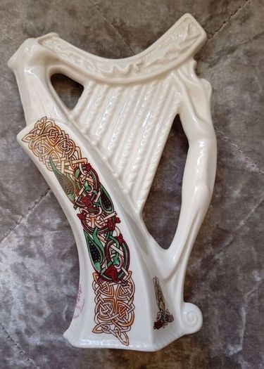 Cre Celtic Harp Ornament