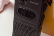Sanyo Mini Talk-Book TRC-3640 Vintage Mini Cassette Recorder