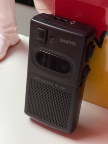 Sanyo Mini Talk-Book TRC-3640 Vintage Mini Cassette Recorder