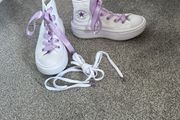 White Converse All Star Runners