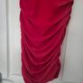 Zara short dress with shoulder pads Red Image 5