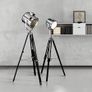 Stage Light Chrome Shade Black Legs Image 2