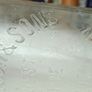 500 - J McCulloch and Sons Gerrardstown Vintage Clear Glass Cork Top Collectible Decorative Milk Bottle Image 5