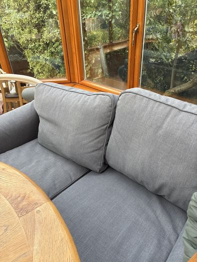 ikea grey sofa