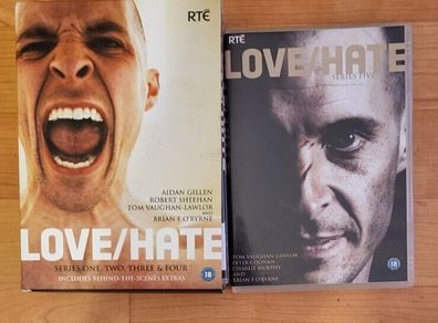 Love Hate DVD Box Set, Full Collection, Series 1-5