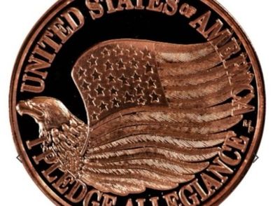 Pledge Of Allegiance Bullion Coin 1 Oz Copper For Sale in Tallaght ...