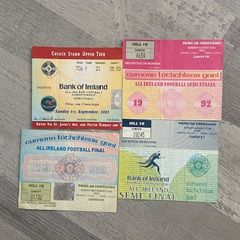 All Ireland Final and Semi Final Tickets 1992-2002