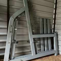 Saw tooth squat / bench press rack olympic